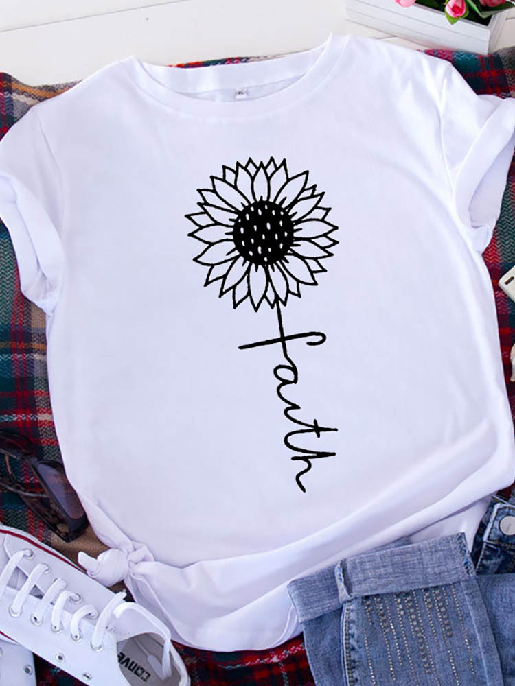 Valentine'S Day Festival Loose Version Letter, Heart Shape, Leopard Pattern Wholesale Women'S Casual Letter Heart Shape Leopard Short Sleeve T-Shirts