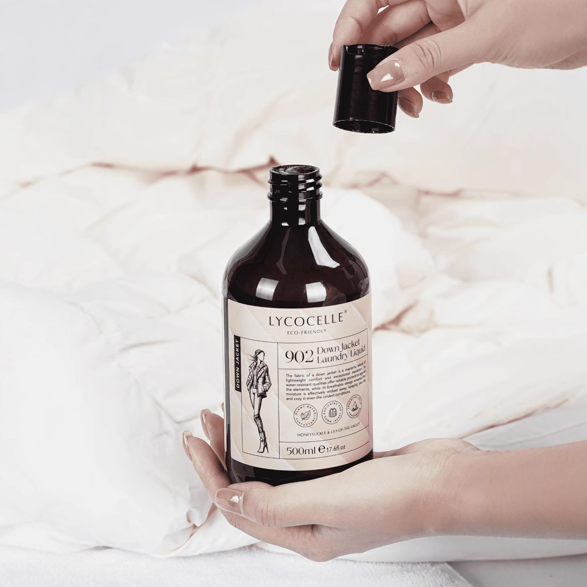 Home-made silk cashmere sports Denim baby white clothes special laundry detergent protective clothing antibacterial soft lasting fragrance