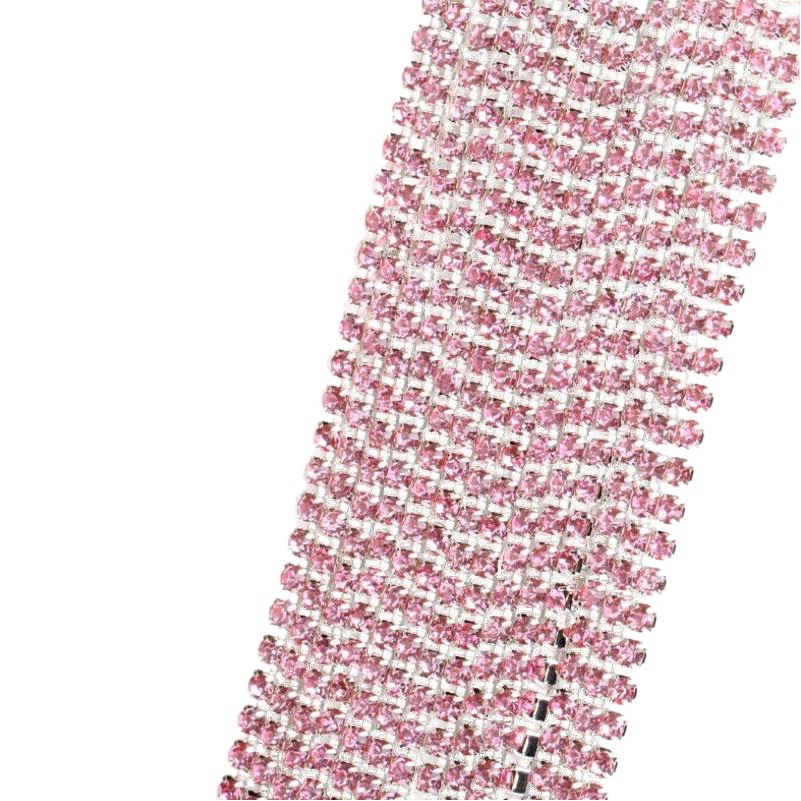 Color diamante cadena 1,5/2/2.5/2.8/3.0/4mm intensivo rhinestone garra cadena DIY teléfono móvil Shell pegado material de diamante