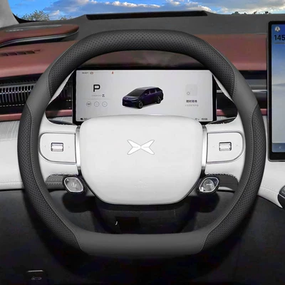 Wheel Cover, 2026 Extended-Range | Steering wheel cover - xpeng-x9-black-space-gray-ultra-thin-model-default