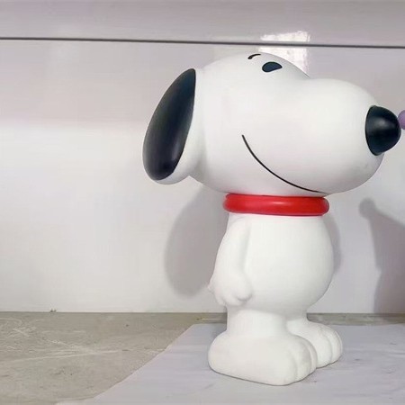 Comercio exterior dibujos animados Snoop Snoop Ornamentación cajas de dinero cachorro blanco monedas cajas de ahorro regalos para niños