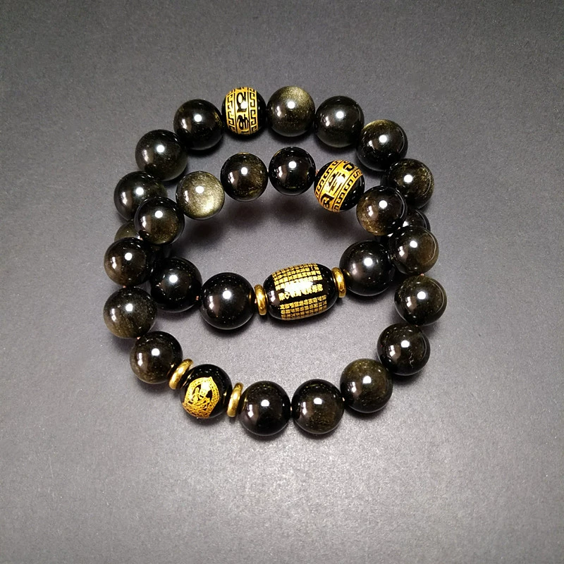 Organic bracelet natural stone, beads, DIY