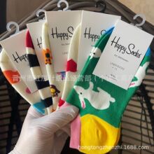 HappySocks��ɫ����Ů�ļ�ins�����������������Ͳ��ɫ��������Z