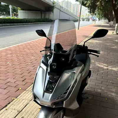 Accessories, Motorcycle front windshield - brown-40-thick-55cm-high-nwg150-only
