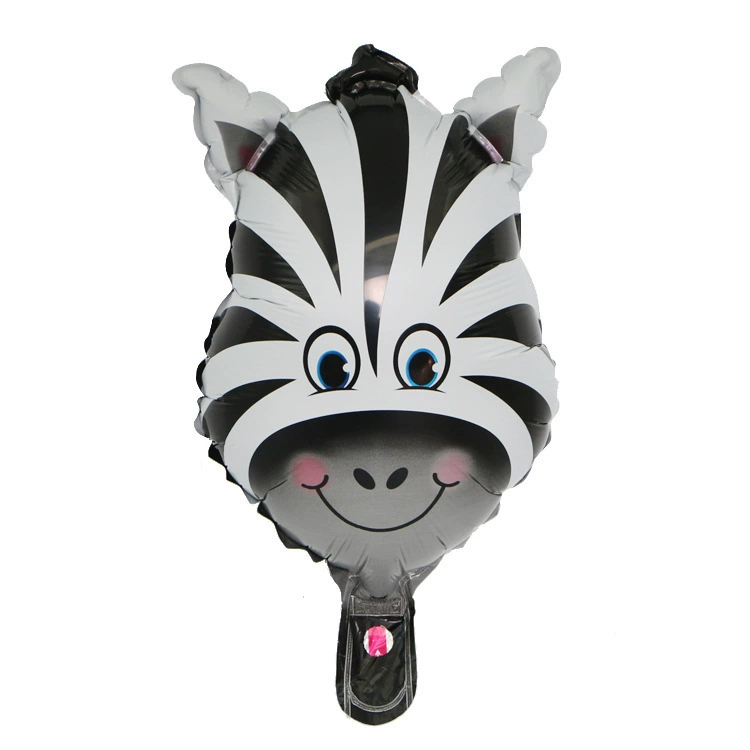 Cartoon balloon, lion, tiger, monkey