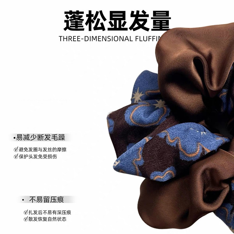 High-End Bun Hair Tie Scrunchie 2026 New Style Hair Styling Tool Hair Rope Scrunchie Women's Hair Accessory