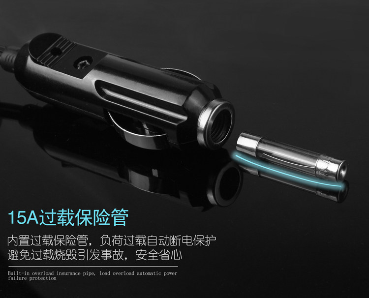 Car Cigarette Lighter Plug Splitter Dc Male to Female Adapter Power Extension Cord for Heating Pads, Blankets, and Charging
