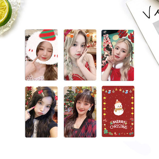 (G)I-DLE ChrIstmas GreetInG Card Postcard SelfIe Card CollectIon Card SonG YuqI Ye Shuhua PerIpheral