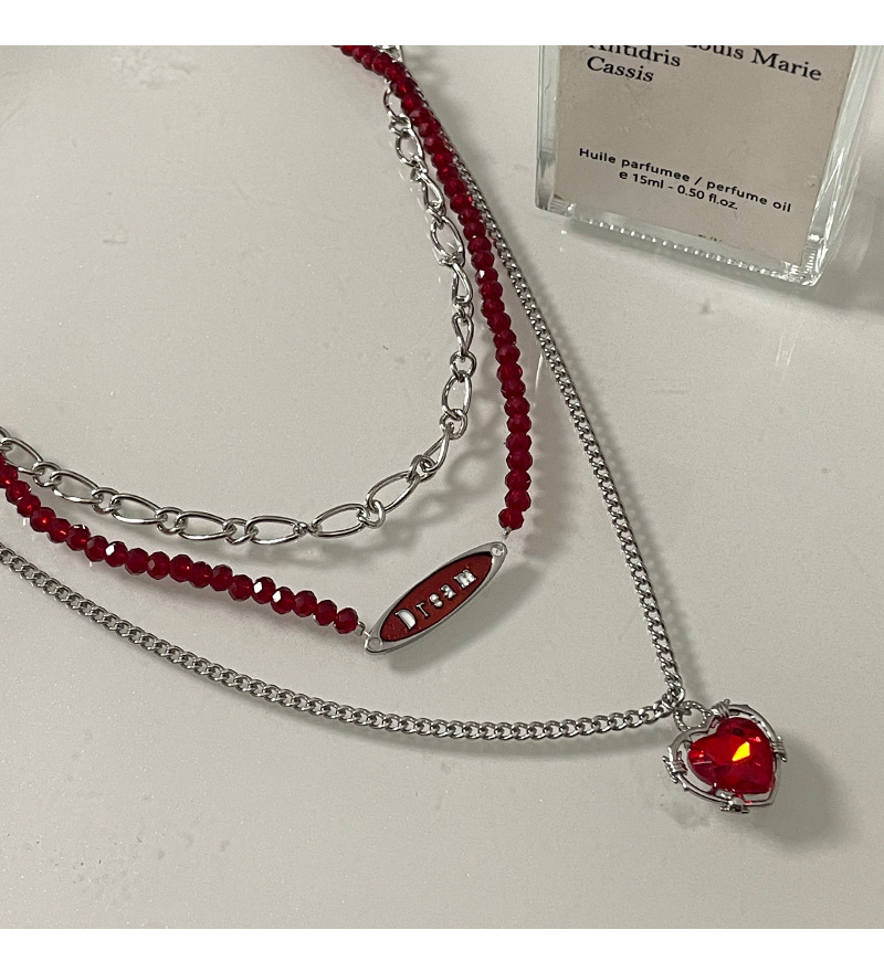 1 Piece Quantity Vacation Classic Style Heart Shape Alloy Layered Necklaces Wholesale
