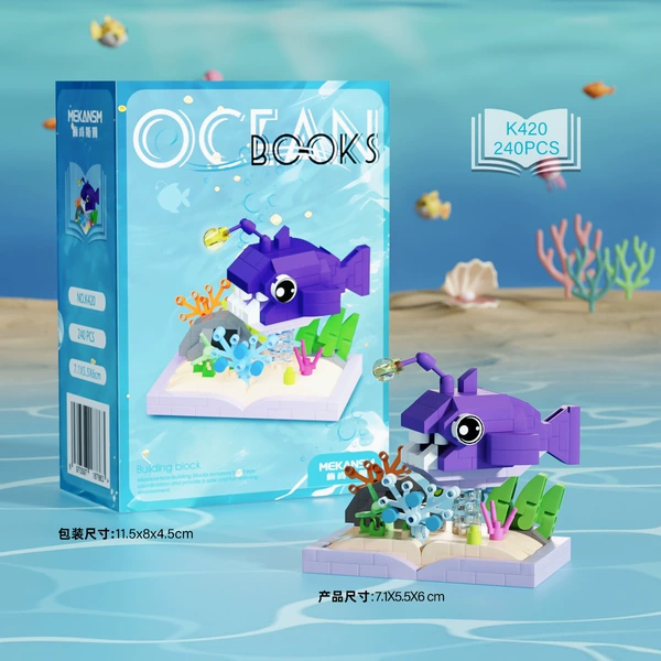 K420 Ocean Book Notes-Lantern Fish-240PCS