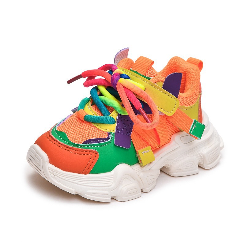 2026 primavera niñas zapatos de moda zapatos de running transpirables zapatos deportivos de suela suave ecológicos para niños explotadores transfronterizos