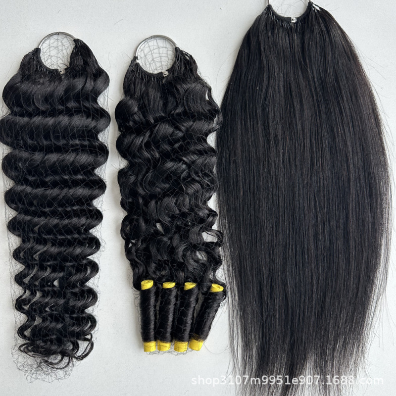 Cheap Feather Crochet Human Hair Extensions Real Human Hair Hooks