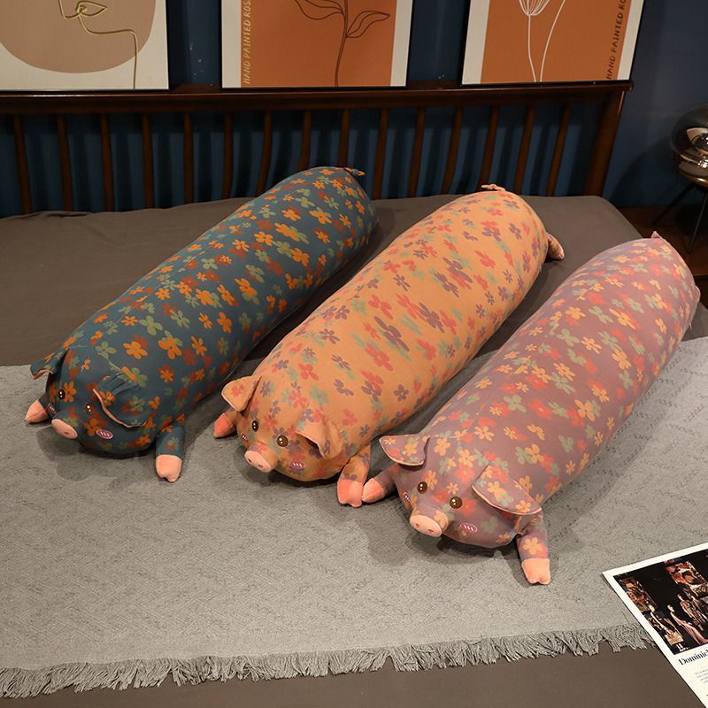 Almohada corporal larga para dormir de lado para niñas y mujeres embarazadas, cojín de cama jacquard de tres capas