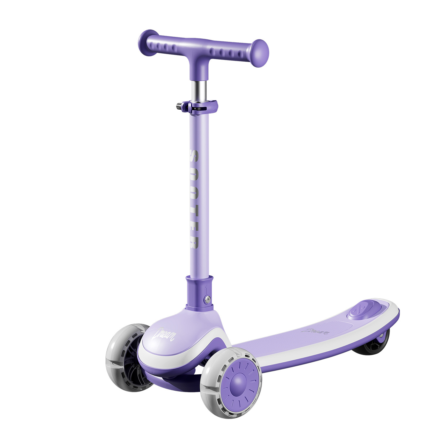 Fábrica al por mayor scooter plegable para niños rueda flash scooter para niños un solo pie coche de equilibrio juguete scooter