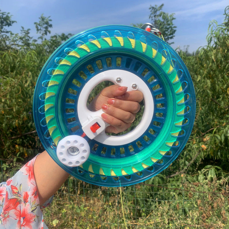 kite Wire wheel wholesale children adult Flying tool beginner Reverse bearing crystal Handwheel ABS Material Science