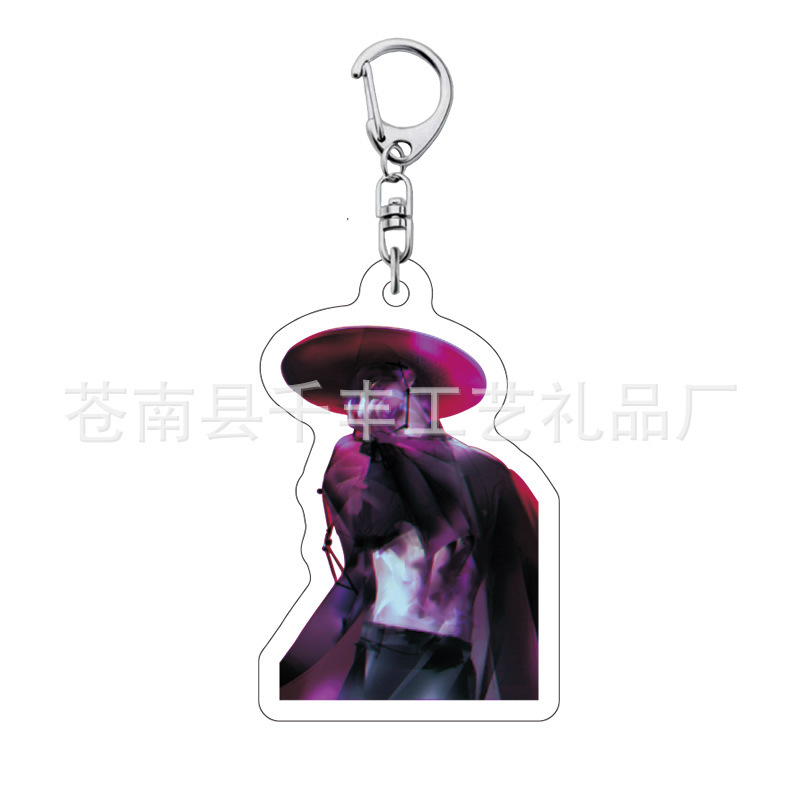 Kpop 韓流ハンティングウィッチグループ周辺キーホルダールミミラゾーイファンダブルサイドサンドイッチアクリルペンダント|undefined