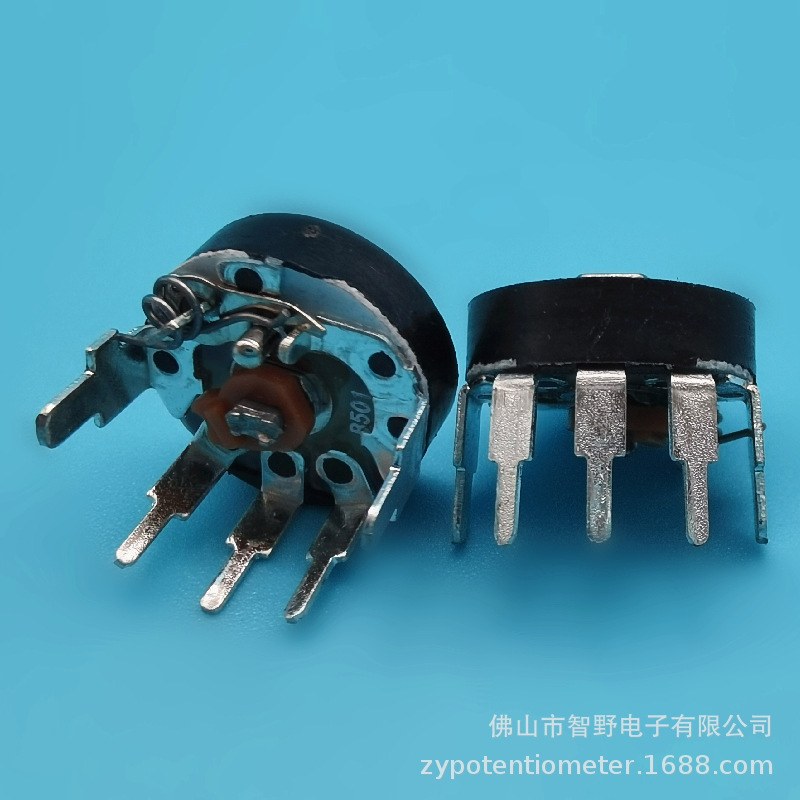 新款RV12医疗器械用高品质旋转开关电位器b500欧 扩音器 可调电阻