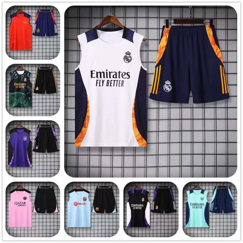 Wholesale Football Training Vests Arsenal Barcelona Juve Paris Real Madrid Chelsea Inter Milan Training Clothes suit