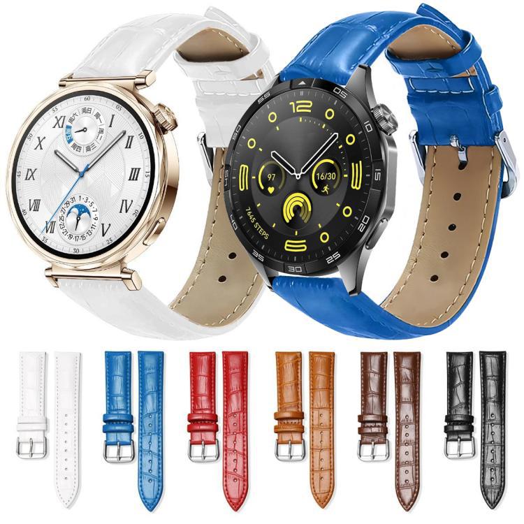 xDfind correa de cuero de 22mm para Huawei Watch GT5 / GT5 Pro / 4 / 4 Pro / 20
