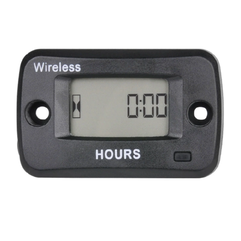 Беспроводной счетчик часов вибрации водяной насос воздушный компрессор вибрации таймер ЖК-дисплей Цифровой Мотоцикл беспроводной Таймер