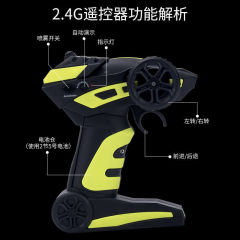 Cross-border children spray race car wireless remote rechargeable high-speed lighting stunt drift car foreign trade toy wholesale