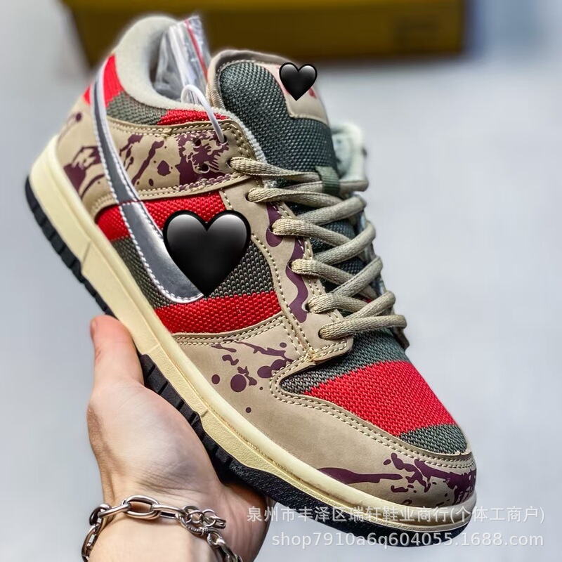 Putian Pure Original Sb Dunk Low Katsushika Katsuya Retro Low-Top Casual Sports Skateboard Shoes Versatile Couple Shoes