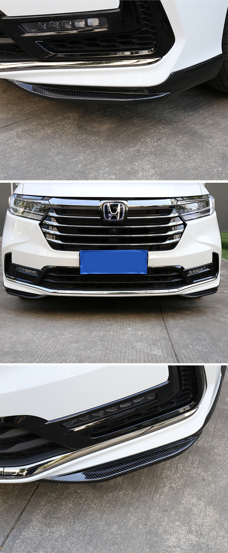 Suitable for 22-24 Odyssey Front Corner Guards Odyssey Front Bumper Anti-Scratch Strips Special Anti-Collision Strips Practical Decoration