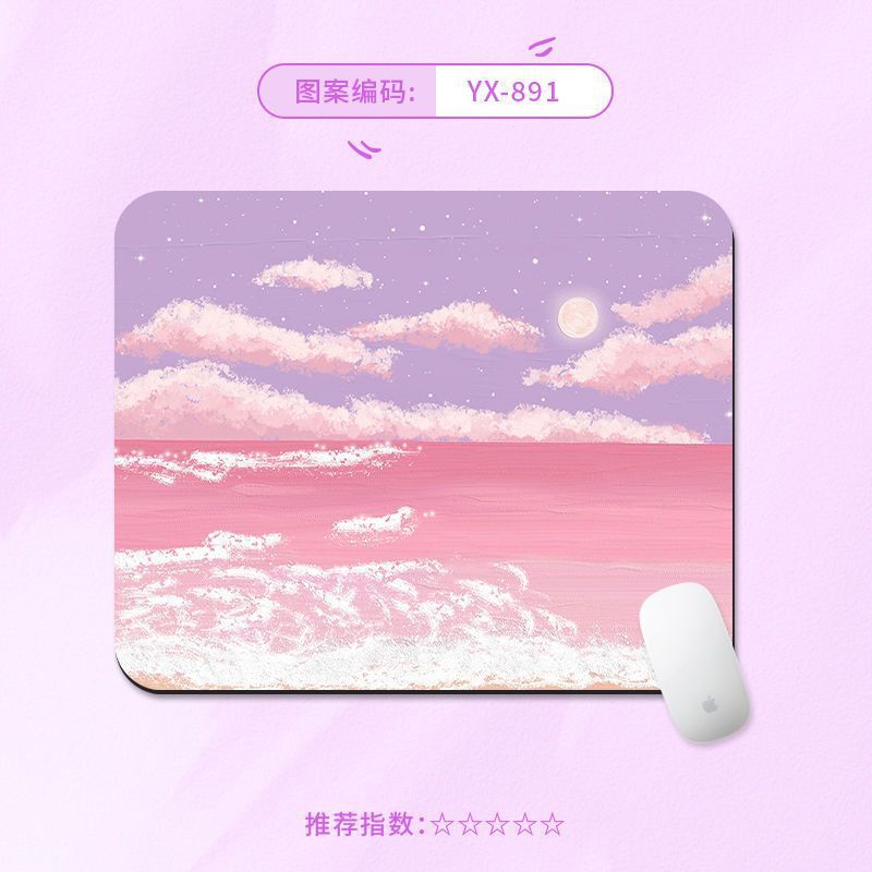 Nice desk mat laptop keyboard mat non-slip desk mat oil painting mouse mat small size
