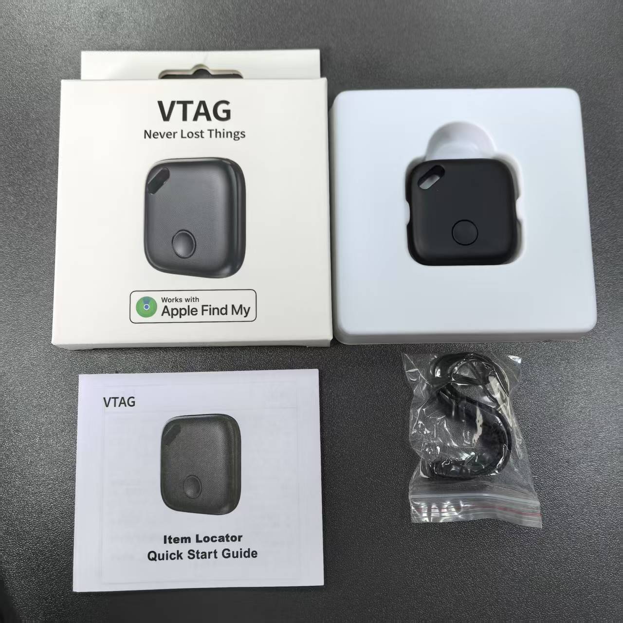Apple Compatible Find iTag Anti-Loss Tracker Locator for Wallets Keys Elderly Children Bluetooth Anti-Loss Device