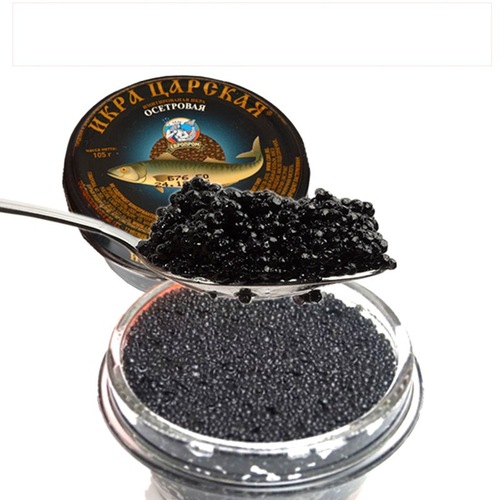 Russian imported Czar caviar imitation salmon roe sturgeon canned side dish sauce cooking wholesale