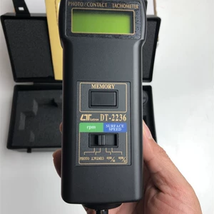Multifunctional Tachometer Dt-2236 Photoelectric Contact-Type Dual-Purpose Tachometer Laser Contact Speed Tester