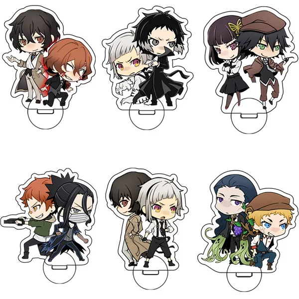 Bungo Stray Dogs Acrylic Standee Nakahara Chuuya Dazai Osamu Nakajima Atsushi Figurine