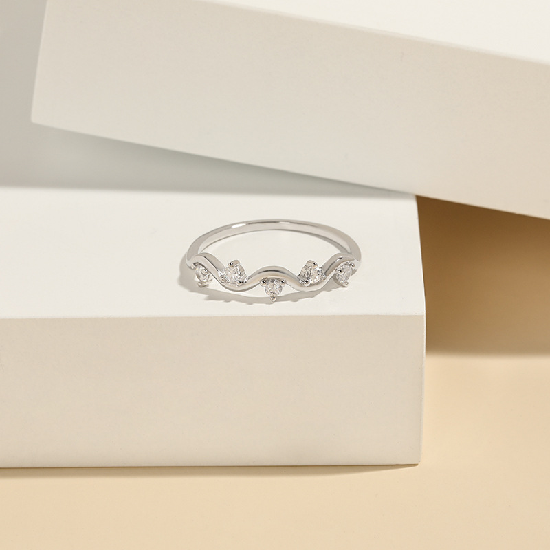 8g Weight Rings Classification 925 Sterling Silver Round Rings