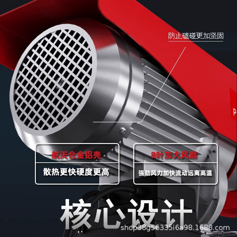 Mini elevadora eléctrica cabrestante grúa de cable de acero móvil rápido pórtico de elevación 220v para uso doméstico