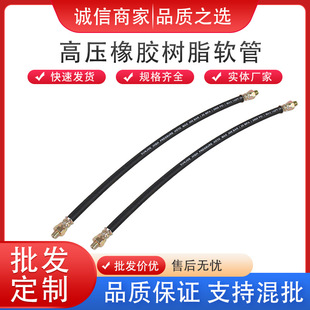 Grease Gun Flexible Hose, Hard Rod Nozzle Accessories, Oil Delivery High-Pressure Rubber Resin Hose, Steel Wire Explosion-Proof Manufacturer Wholesale