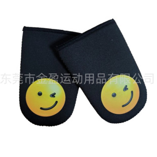 Factory Hot Sale Cartoon Smiley Sunflower Waterproof Warm Foot Cover fleece-lined Cold-proof Socks for Adults and Children