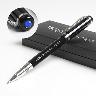 Huabei wholesale Sapphire advertising gift metal gel pen business office promotional pen water-based Signature Pen