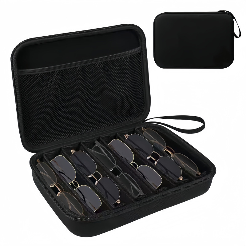 Manufacturer's Ready-Made Eva Hard Shell Glasses Cosmetics Bag, Portable Travel Glasses Storage Box, Large Capacity Travel Storage Manufacturer's Ready-Made Eva Hard Shell Glasses Cosmetics Bag, Portable Travel Glasses Storage Box, Large Capacity Travel Storage