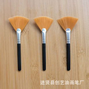 Flat Rod silver aluminum tube yellow hair fan brush computer brush keyboard brush dust removal brush computer cleaning brush