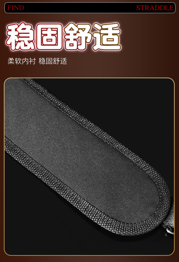 SM Diamond Pattern Split-Leg Strap with Handcuffs, PU Leather Restraint Accessory for Couples — detail image 26