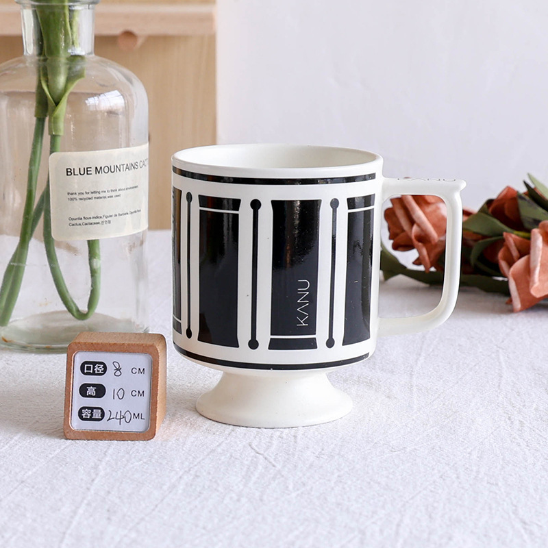 Defectos ligeros inswind taza de cerámica taza de desayuno taza de cerámica simple taza de café taza de agua taza de estudiantes