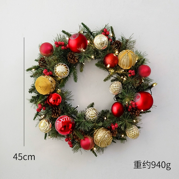 ❦❦❦♤♤45cm gold and red PE leaf mix [materials include string lights]❦❦❦♤♤