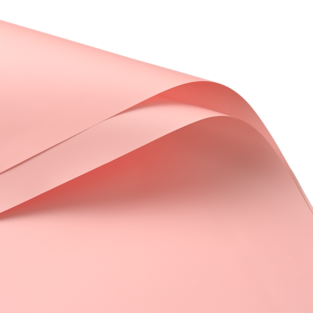 Jiemi materiales de flores florería floristería papel de embalaje de flores impermeable papel euroasiático de dos colores color sólido papel Ouya papel de embalaje de ramo