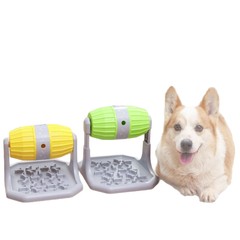 Amazonの新しいフードディスペンサーペットフィーダー教育猫と犬のおもちゃ子犬ボウルペットスローフードボウルフィーダー