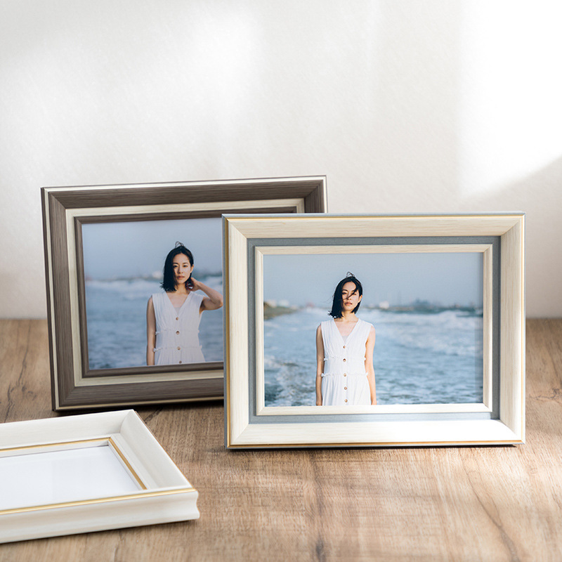 European-style photo frame table ins wind wash photo frame 567 inch 810 inch A4 wall frame wholesale picture frame ornaments