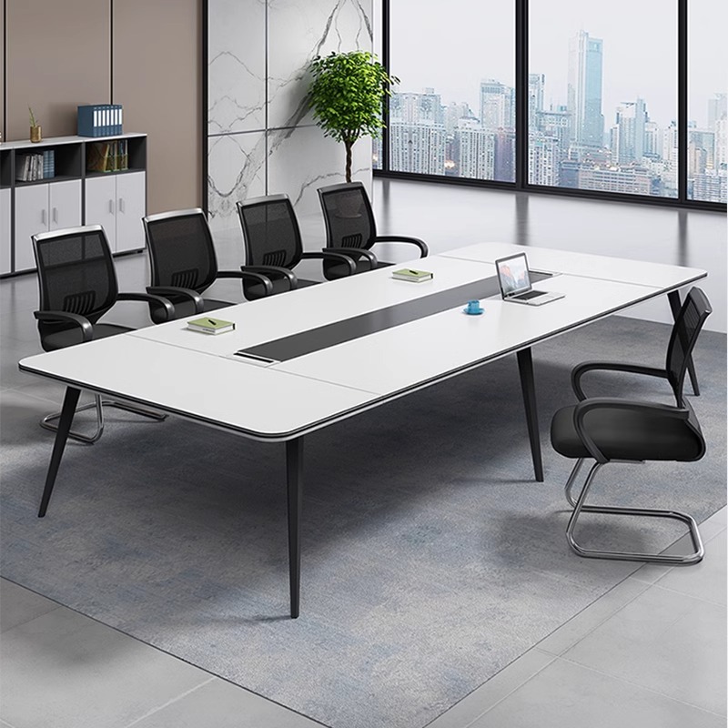 Mesa de oficina Mesa de conferencias Mesa larga simple sala de conferencias moderna Mesa de entrenamiento Mesa larga Mesa grande Mesa y silla combinación