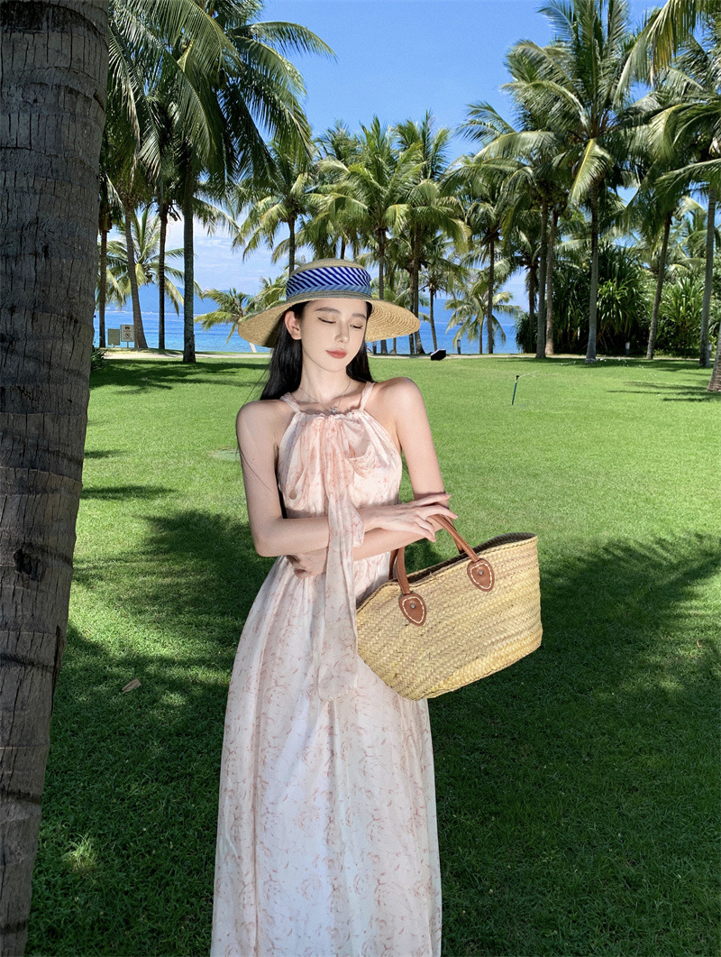 F6663 720K VÁY ĐẦM LIỀN THÂN DÁNG DÀI NỮ SHETDT HỌA TIẾT HOA THỜI TRANG NỮ G02 SẢN PHẨM MỚI