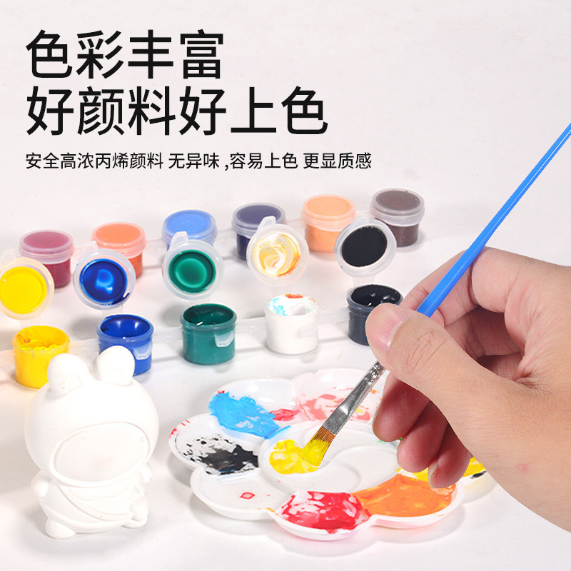 Aromatherapy Gypsum Doll Coloring Acrylic Pigment Handmade DIY Coloring Color 3 ml Pigment Palette Color Tray Aromatherapy Gypsum Doll Coloring Acrylic Pigment Handmade DIY Coloring Color 3 ml Pigment Palette Color Tray