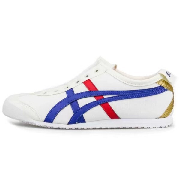 Cross-Border Onitsuka Tiger Brand Canvas Slip-On Shoes Tigermexico 66 Men's and Women's Canvas Low-Top Lazy Tiger Shoes