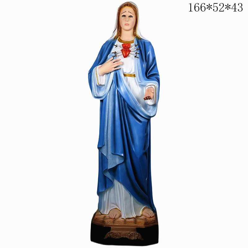 EXPRESSIÓN DEL POS 160cm Ornamento de la Virgen de José una estatua de la familia decora la sala de estar de la figura principal